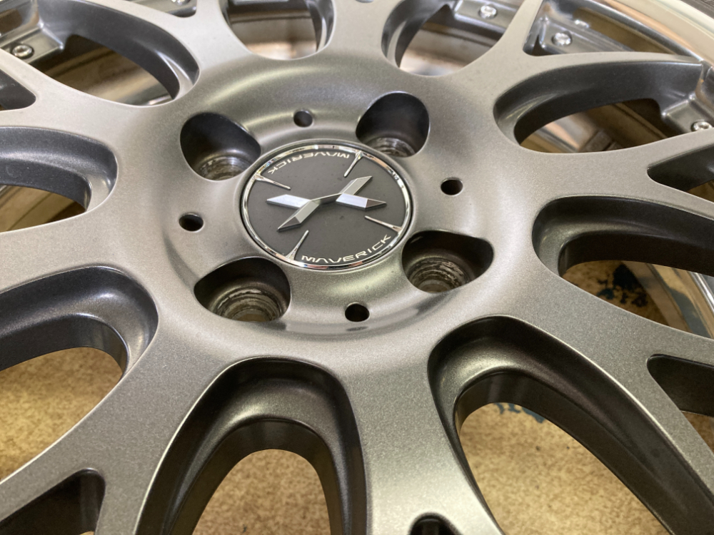 完売)軽用 美品 リム傷なし!!☆WEDS MAVERICK 709M 1755+45 4